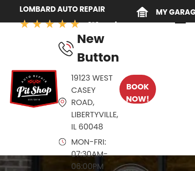Pit Shop Auto Repair - Libertyville Logo