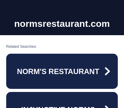 NORMS Restaurant Logo