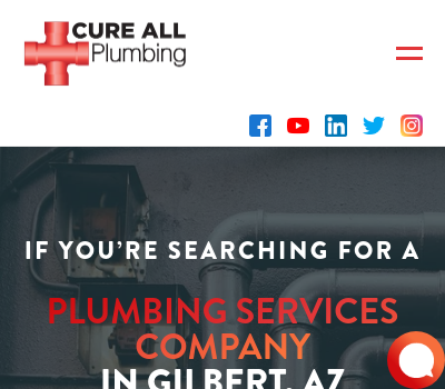 Cure All Plumbing Logo