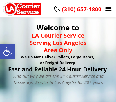 LA Courier Service Logo
