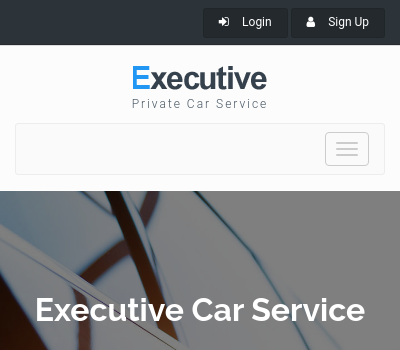 Executive Car Service Logo