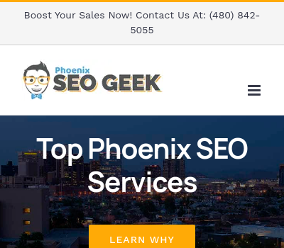 Phoenix SEO Geek Logo