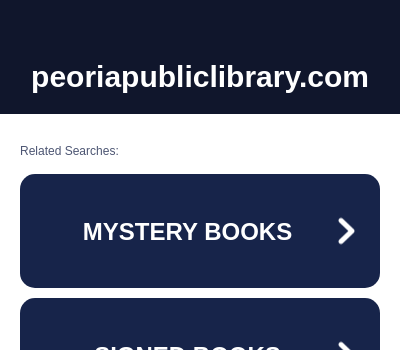 Peoria Public Library Logo
