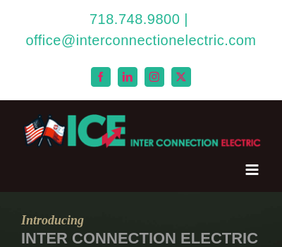 Inter Connection Electric Logo