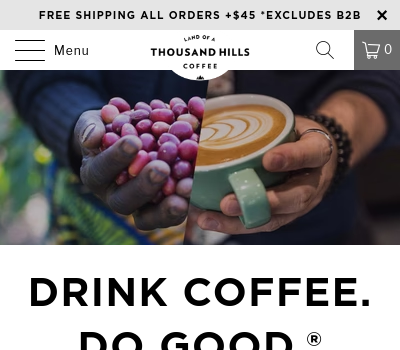 Land of a Thousand Hills Coffee Logo