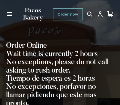 Paco's Bakery Logo